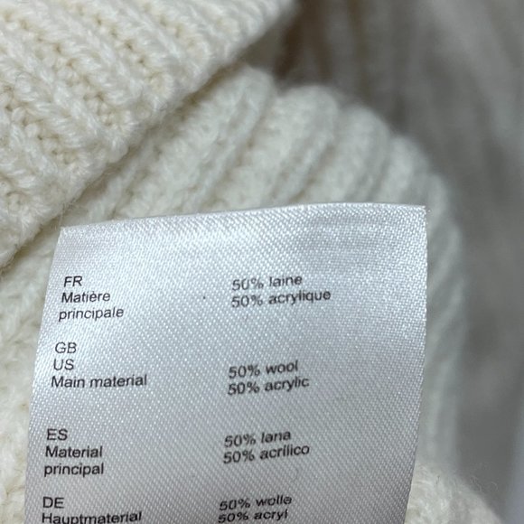 Maje Ribbed Knit V Neck Sweater sz S - Picture 8 of 15